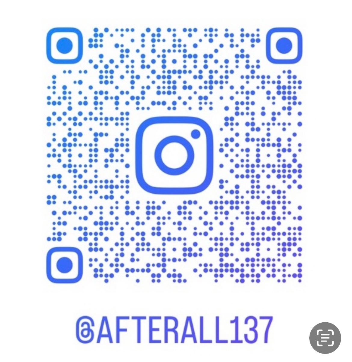 Instagram QRコード @afterall137